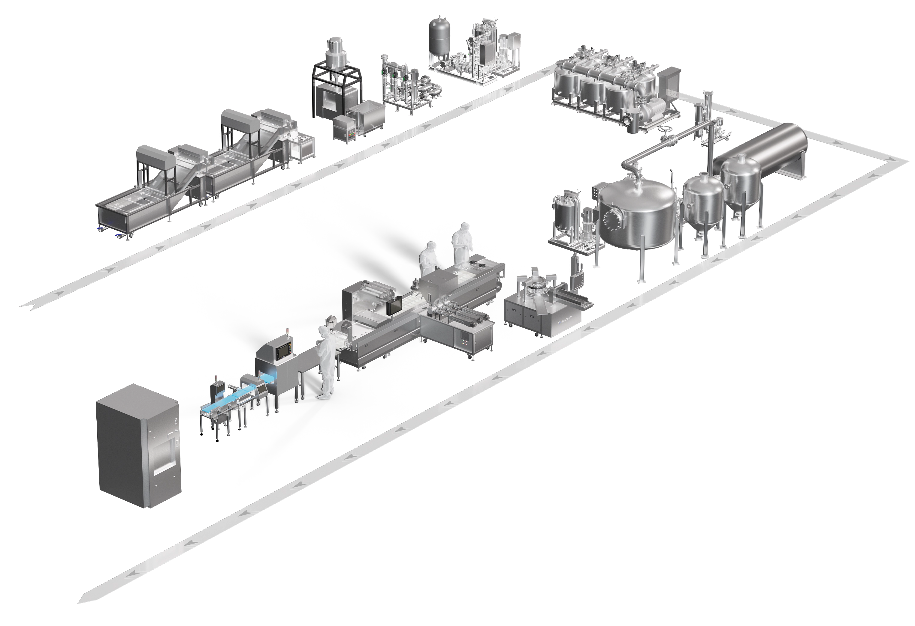 Agricultural processing line
